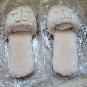 Tory Burch Shearling Slides SIZE 9